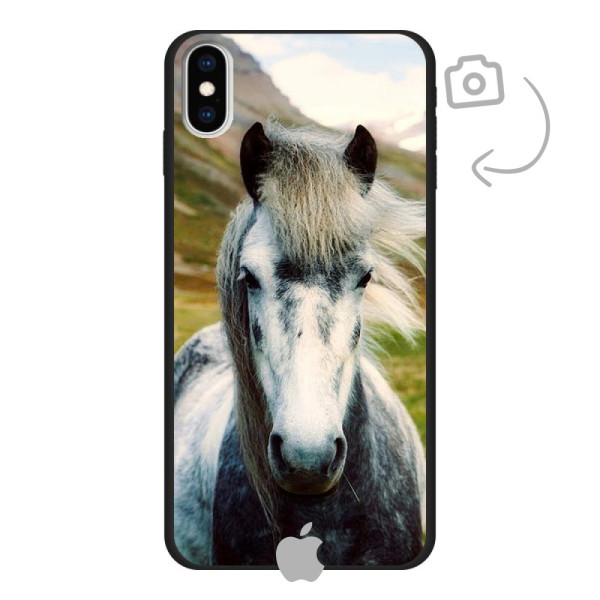 Achterkant bedrukt soft case telefoonhoesje voor iPhone Xs Max