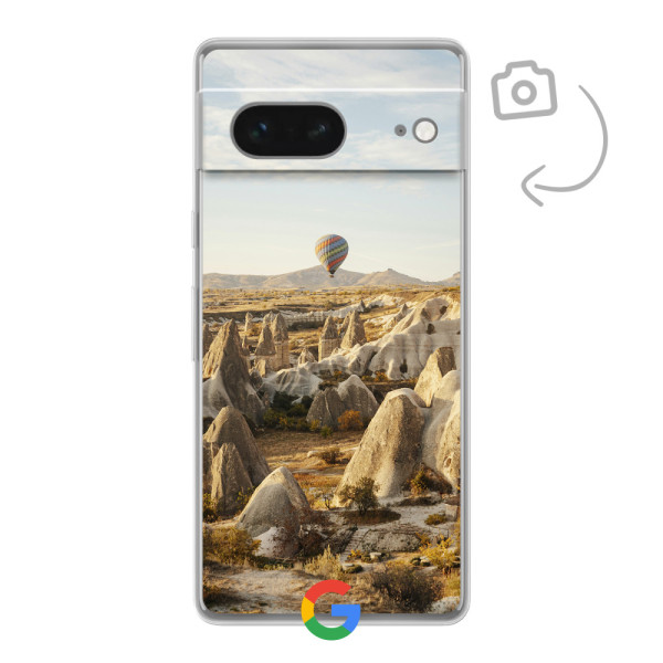 Achterkant bedrukt soft case telefoonhoesje voor Google Pixel 7