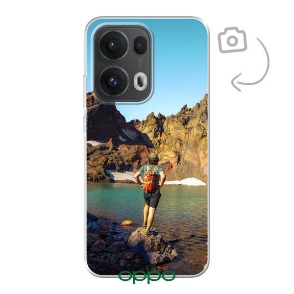 Achterkant bedrukt soft case telefoonhoesje voor Oppo Reno13 Pro