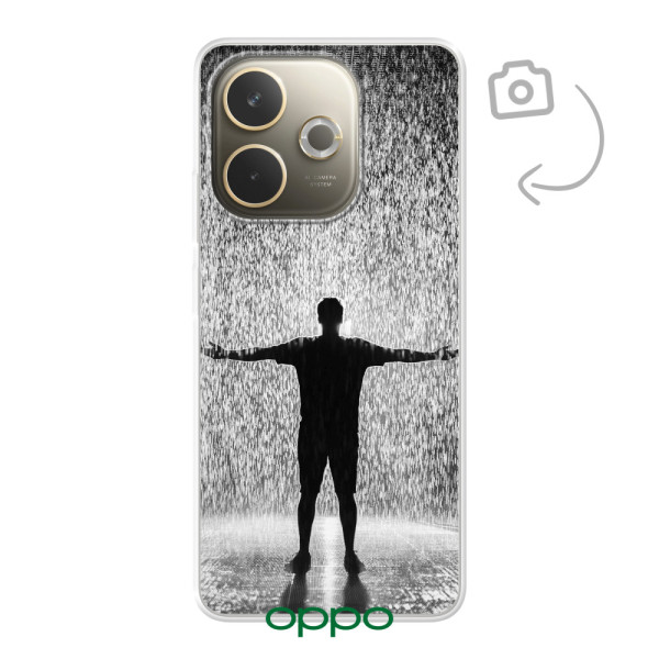 Achterkant bedrukt soft case telefoonhoesje voor Oppo A5 Pro