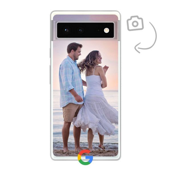 Achterkant bedrukt soft case telefoonhoesje voor Google Pixel 6