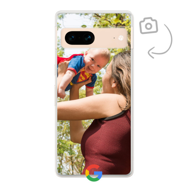 Achterkant bedrukt soft case telefoonhoesje voor Google Pixel 7