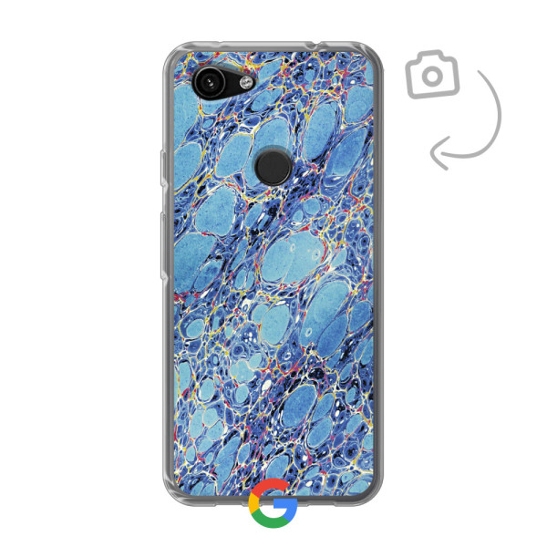Achterkant bedrukt soft case telefoonhoesje voor Google Pixel 3a